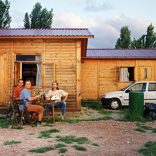 Eating in Amsterdam camping Zeeburg 1994 Jacquie Maria Wessels